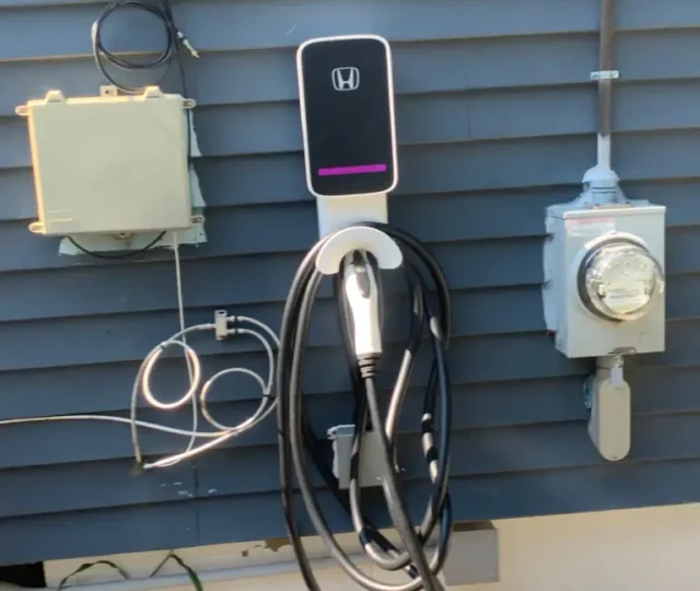 EV charger installation