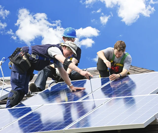 solar panel installation